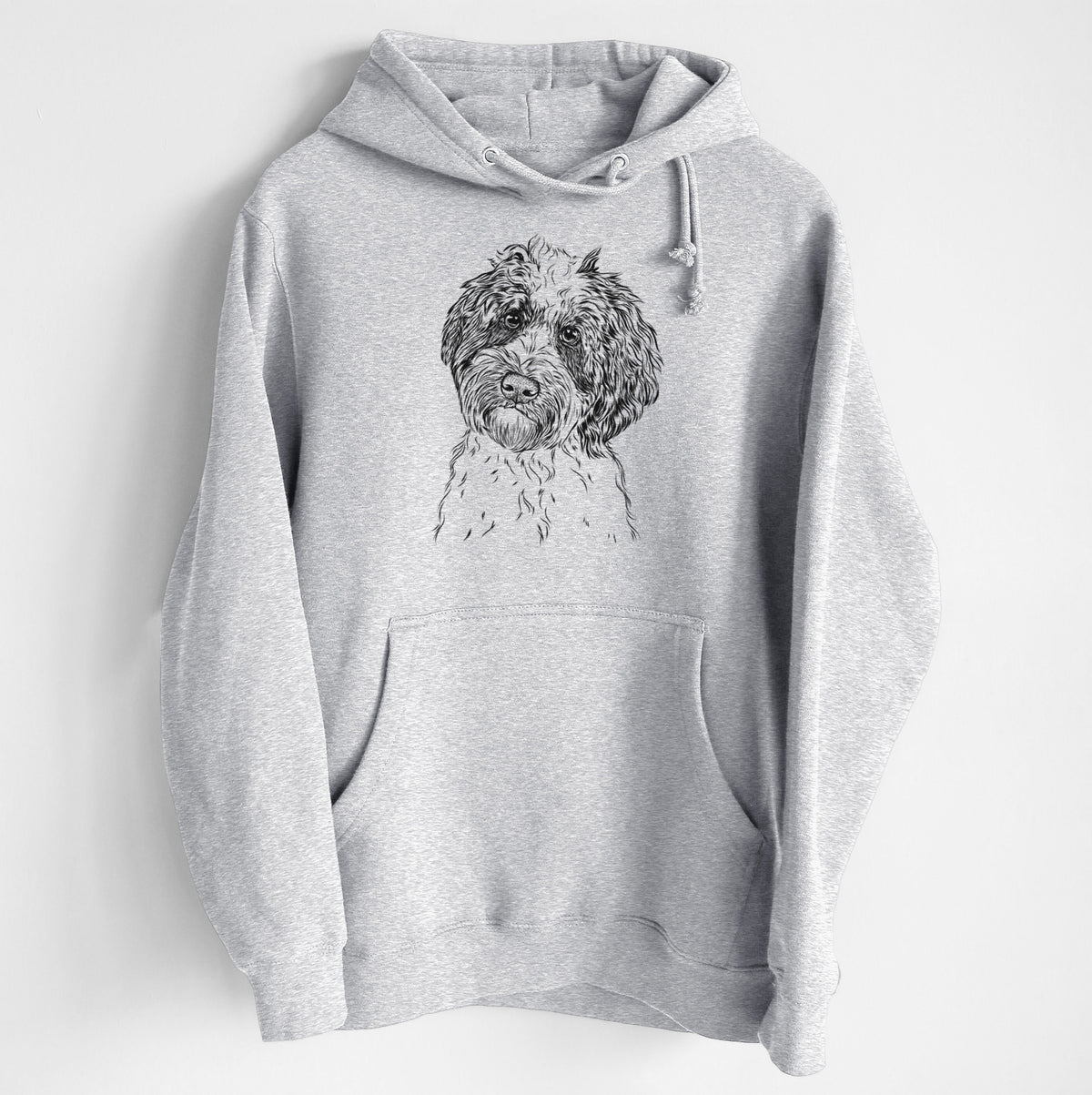 Rooney the Aussiedoodle- Heavyweight Fleece Hoodie