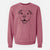 Bare Roscoe the Pitbull - Unisex Pigment Dyed Crew Sweatshirt