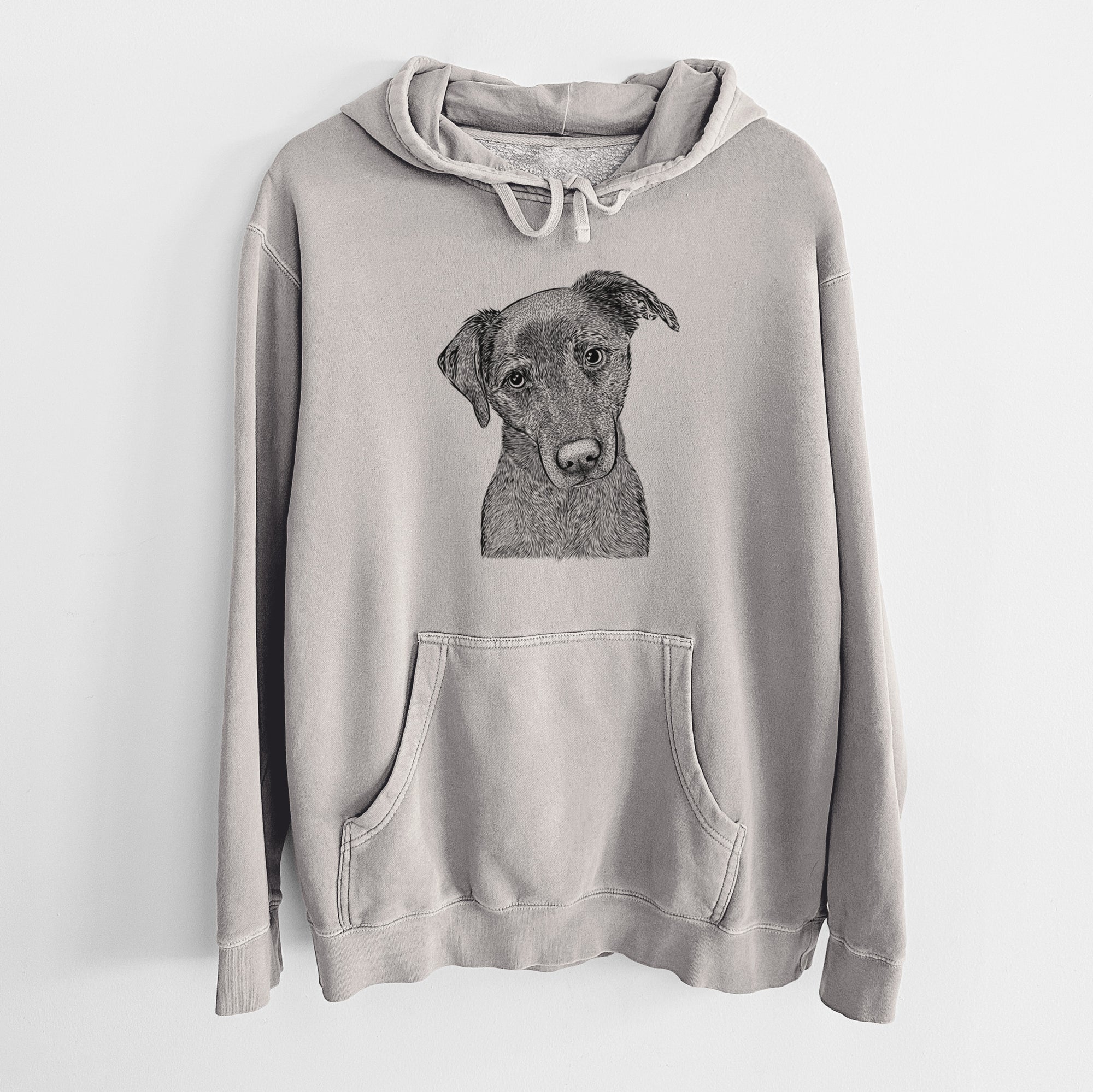 Bare Sadie the Whipador - Unisex Pigment Dyed Hoodie