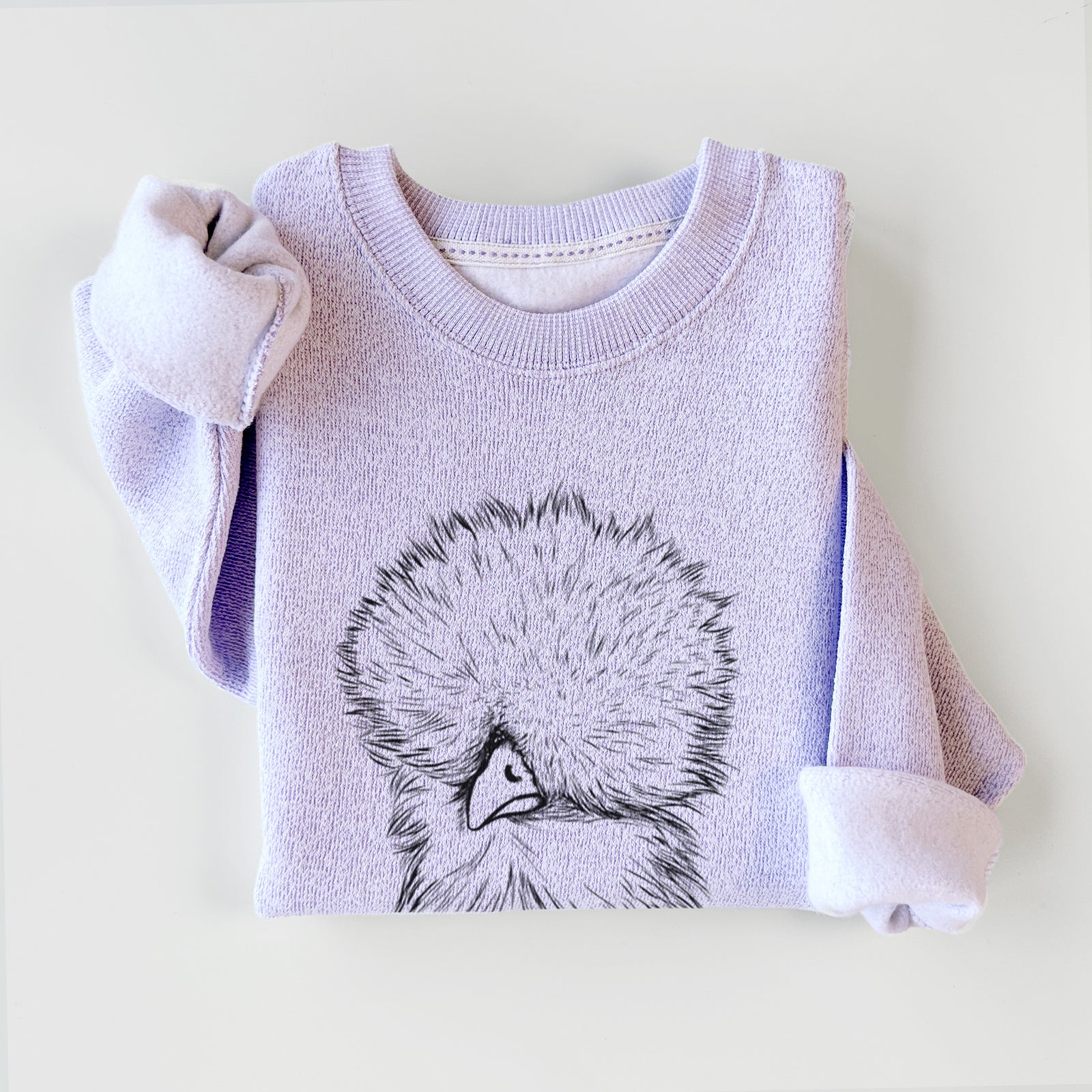 Sally the Silkie Chicken - Knit Sweatshirt