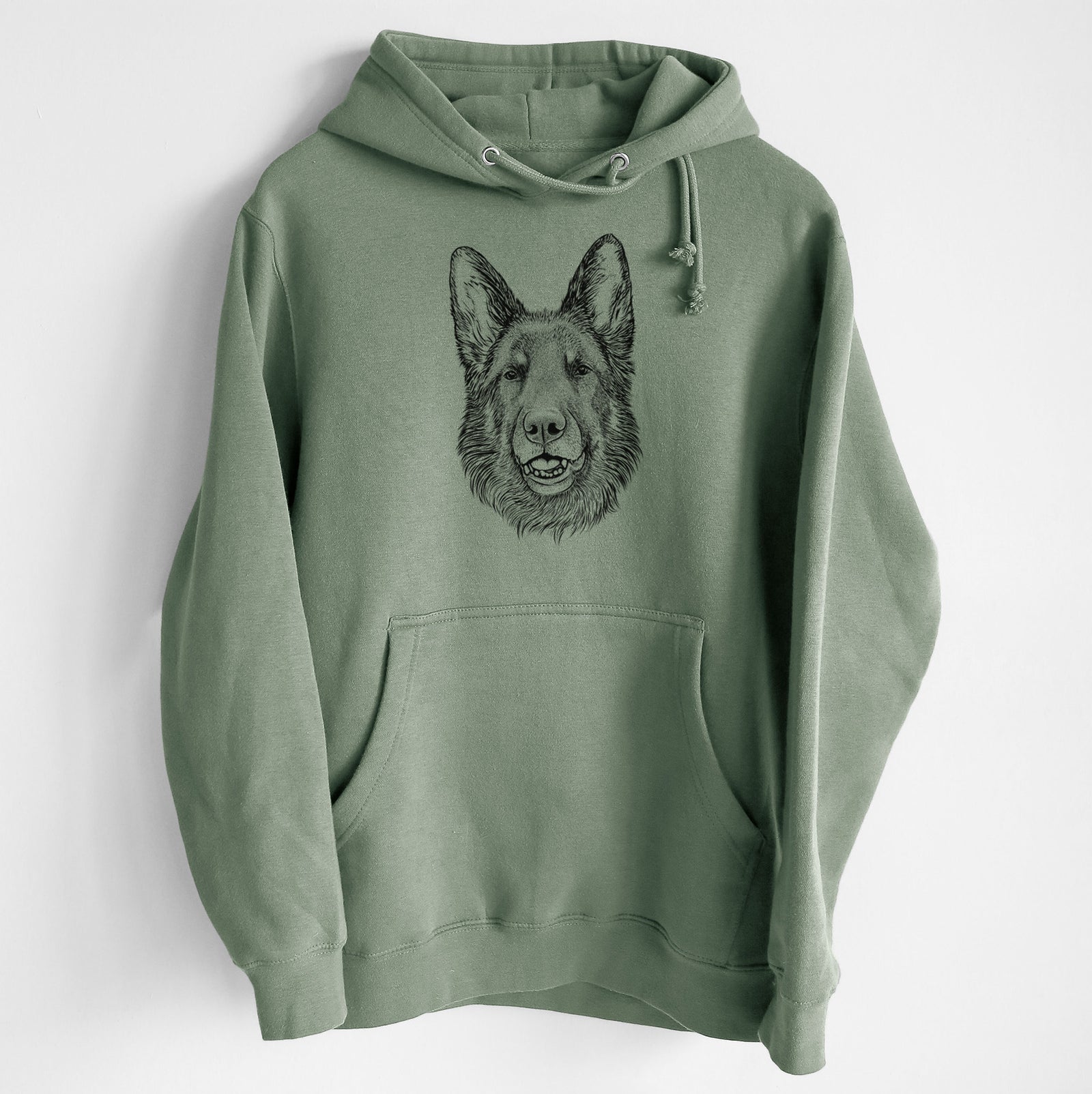 Sammie the German Shepherd- Heavyweight Fleece Hoodie