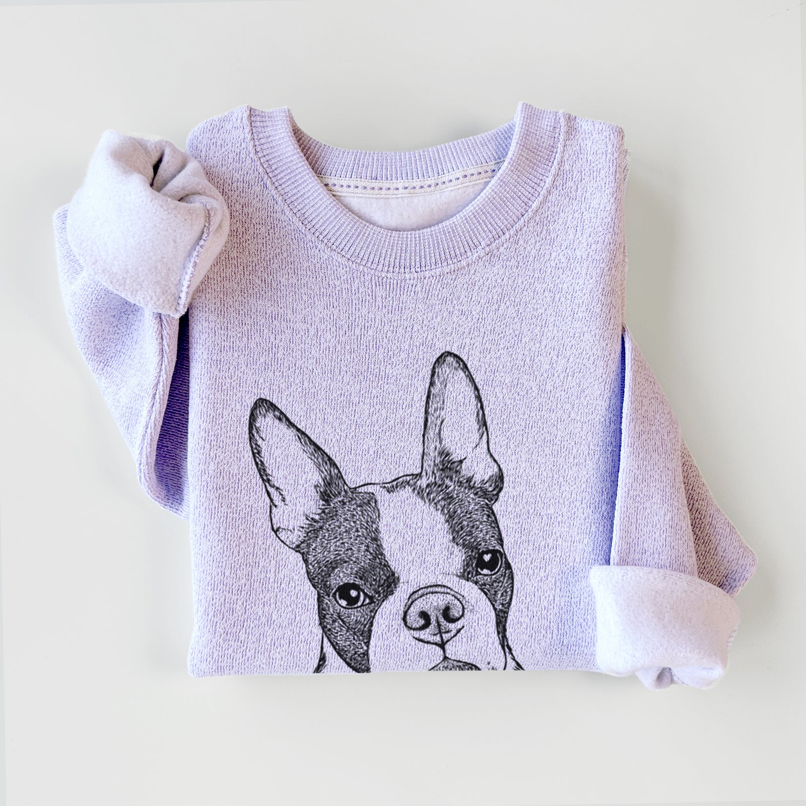 Samuel the Boston Terrier - Knit Sweatshirt