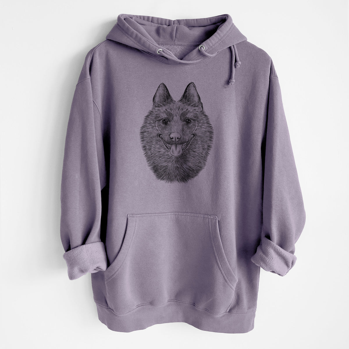 Sander the Schipperke- Heavyweight Fleece Hoodie