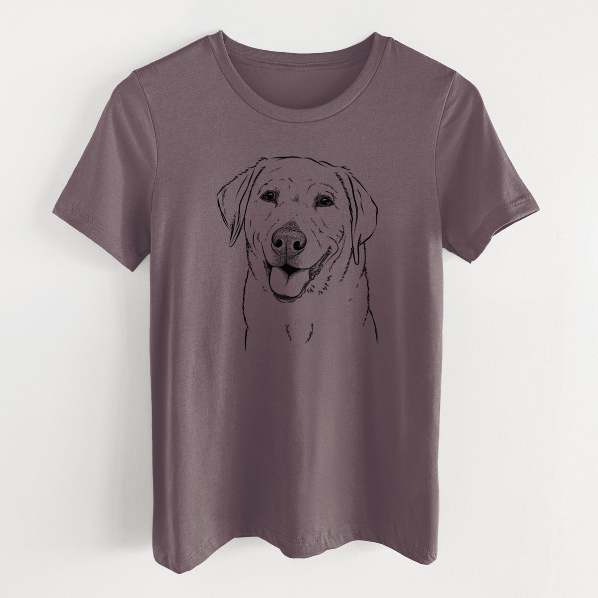 Bare Sanford the Labrador Retriever - Women's Lightweight Relaxed Fit 100% Cotton Crewneck
