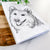 Scout the Pembroke Welsh Corgi Tea Towel