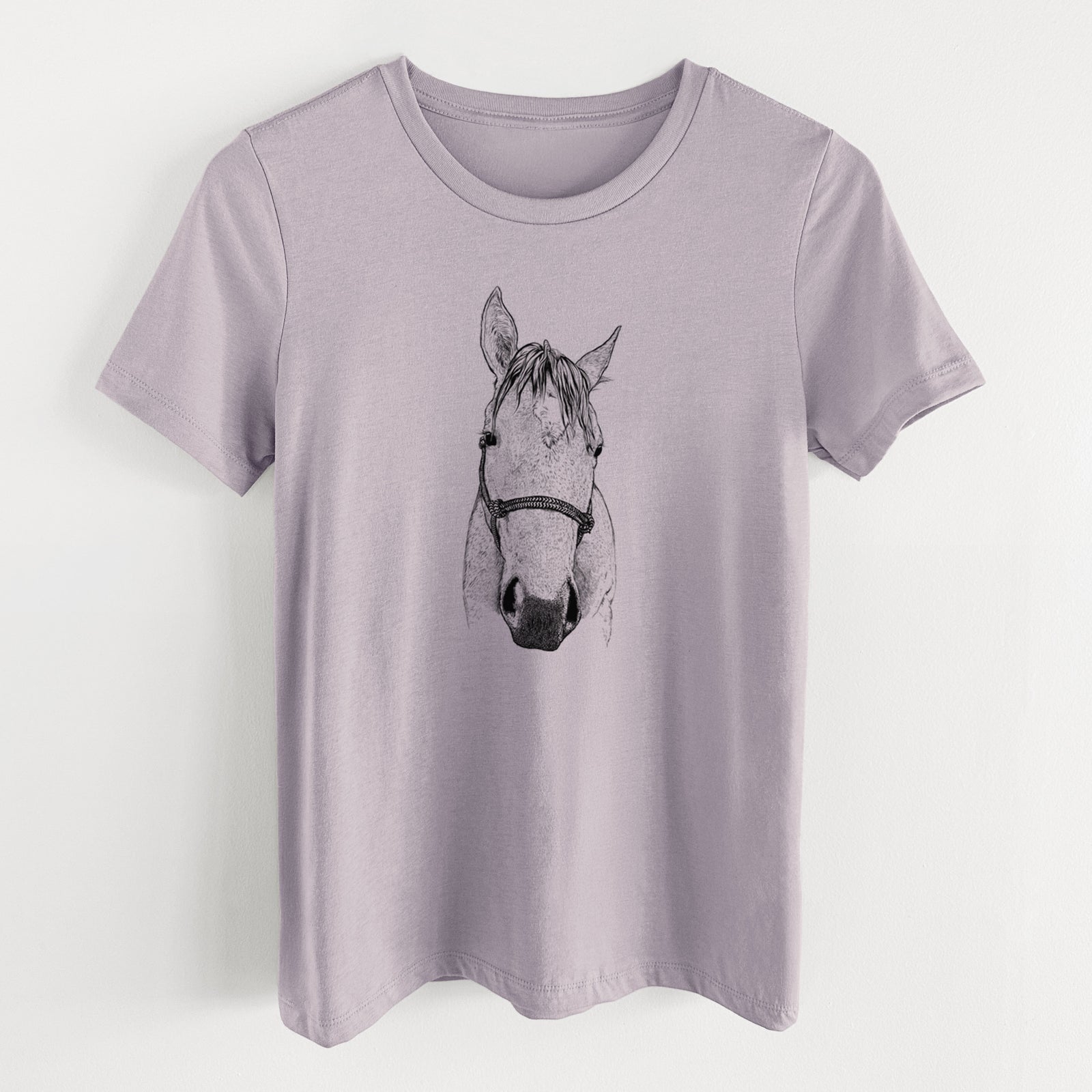 Bare SeaBee the Quarter Horse - Women's Lightweight Relaxed Fit 100% Cotton Crewneck