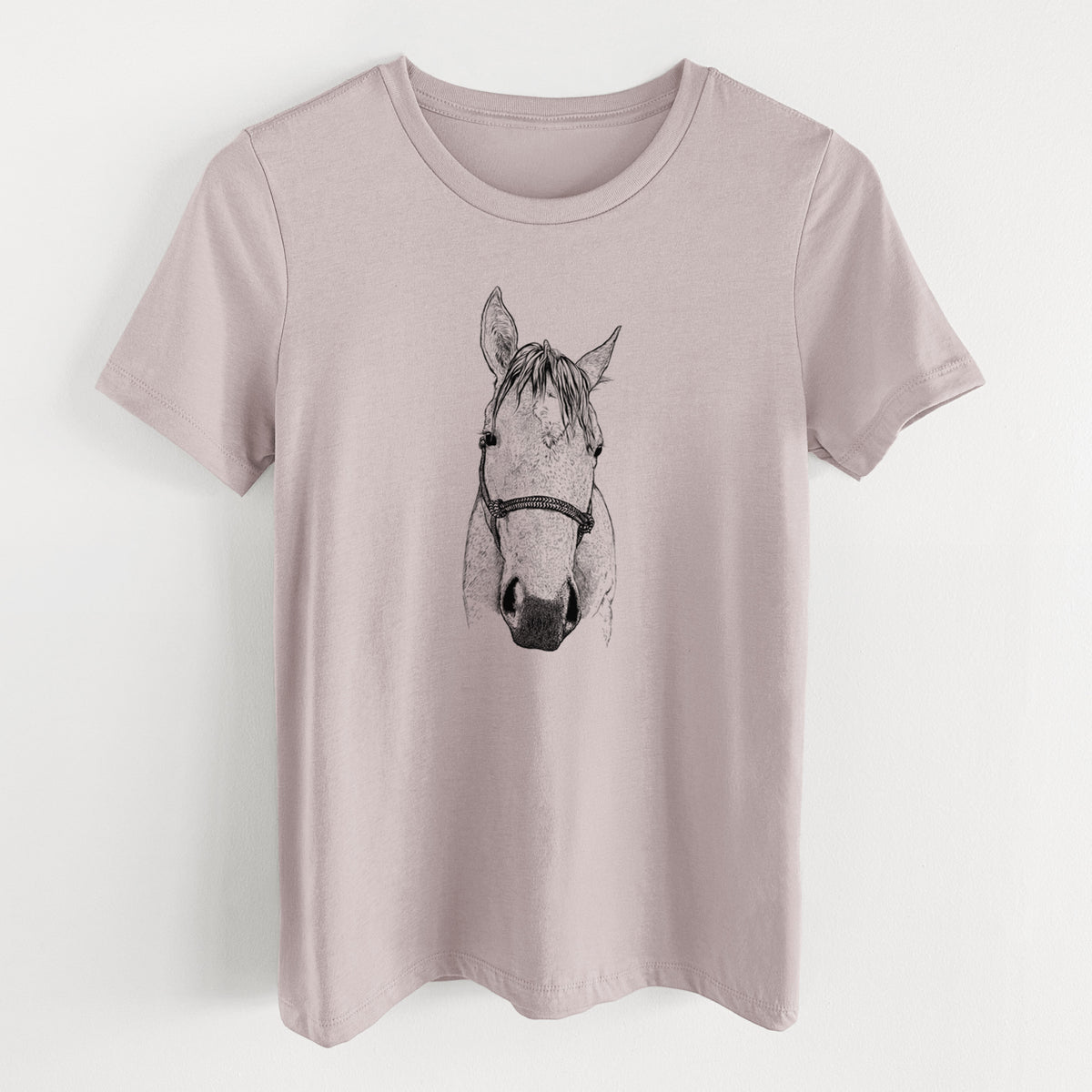 Bare SeaBee the Quarter Horse - Women's Lightweight Relaxed Fit 100% Cotton Crewneck