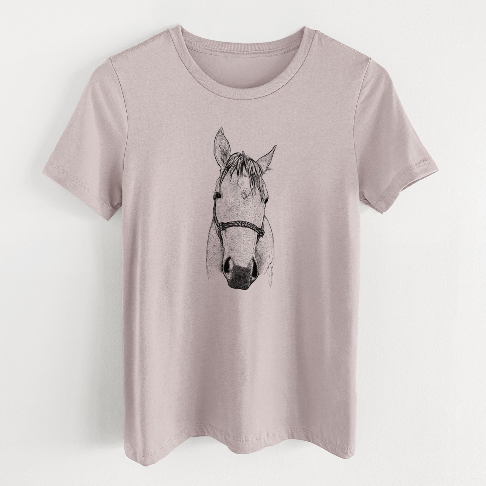 Bare SeaBee the Quarter Horse - Women's Lightweight Relaxed Fit 100% Cotton Crewneck