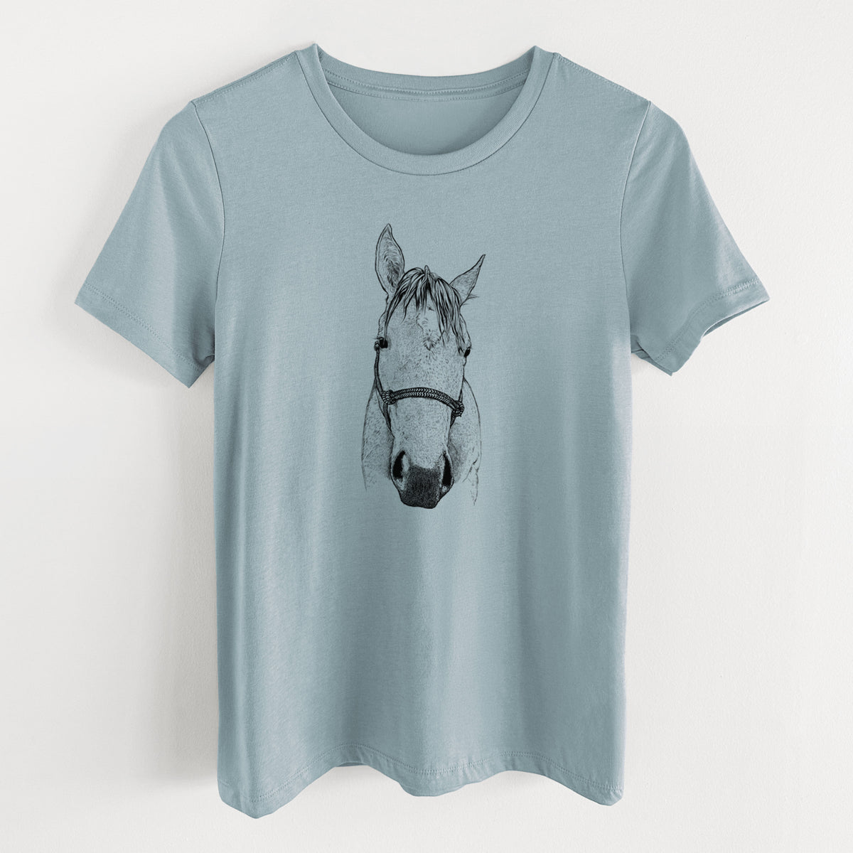 Bare SeaBee the Quarter Horse - Women's Lightweight Relaxed Fit 100% Cotton Crewneck