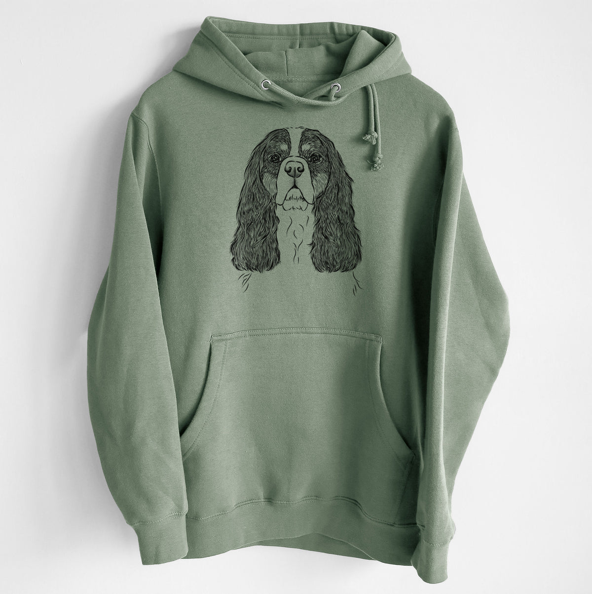Sebastian the Cavalier King Charles Spaniel- Heavyweight Fleece Hoodie