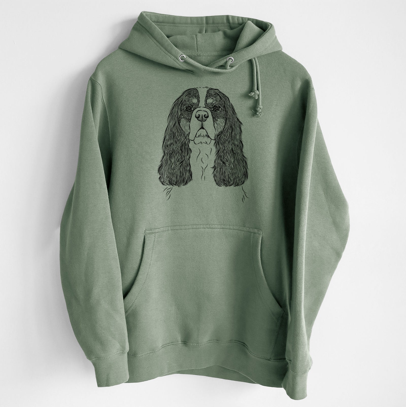 Sebastian the Cavalier King Charles Spaniel- Heavyweight Fleece Hoodie