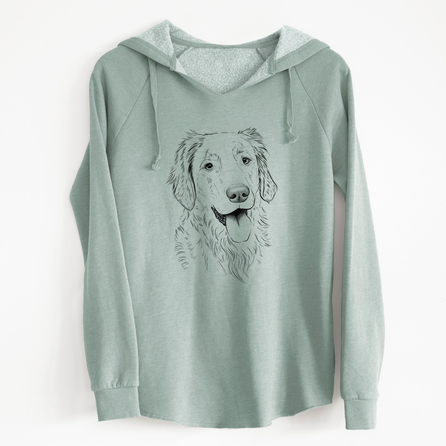 Bare Semba the Golden Retriever - Cali Wave Hooded Sweatshirt