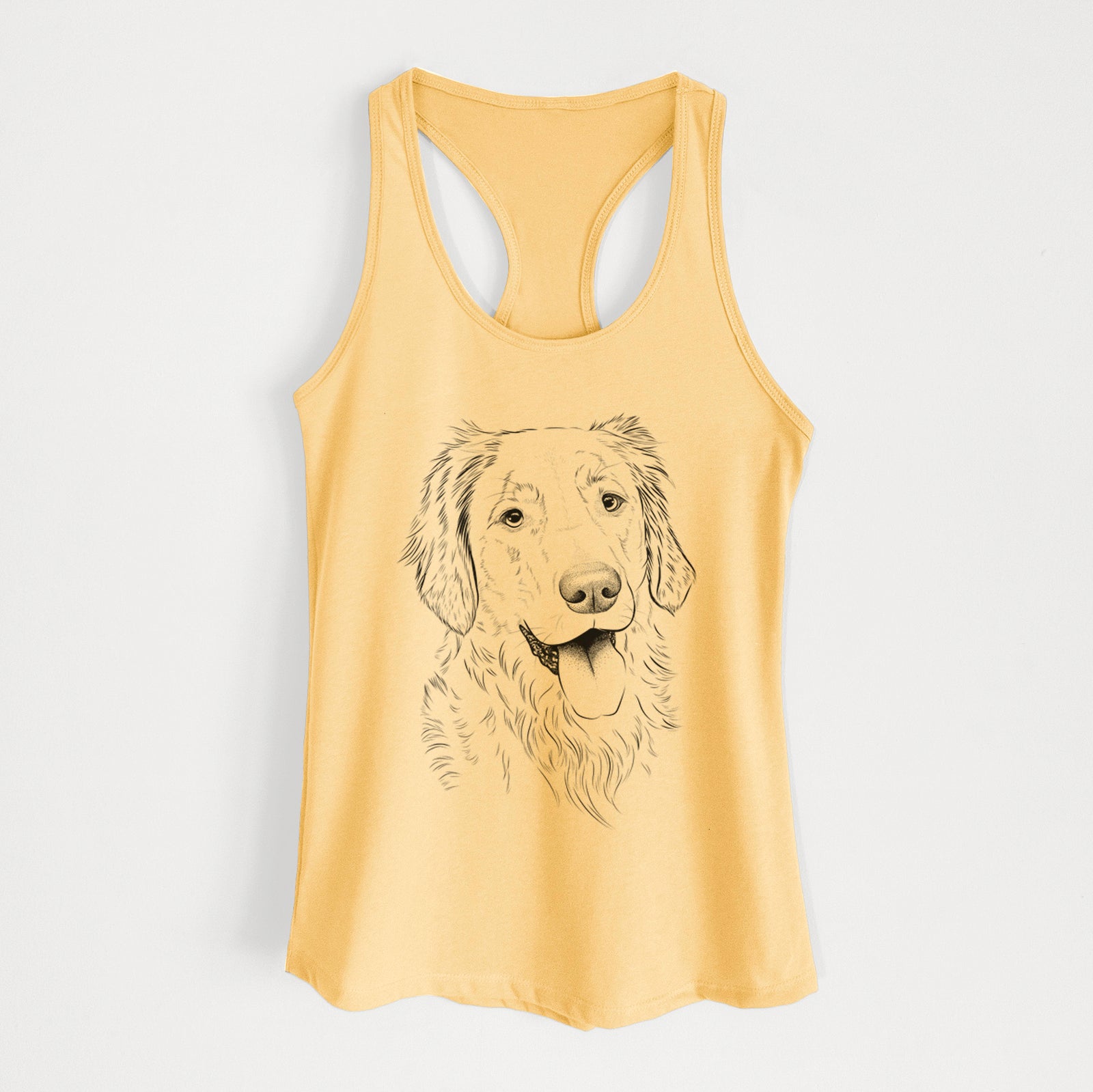 Semba the Golden Retriever - Women's Racerback Tanktop