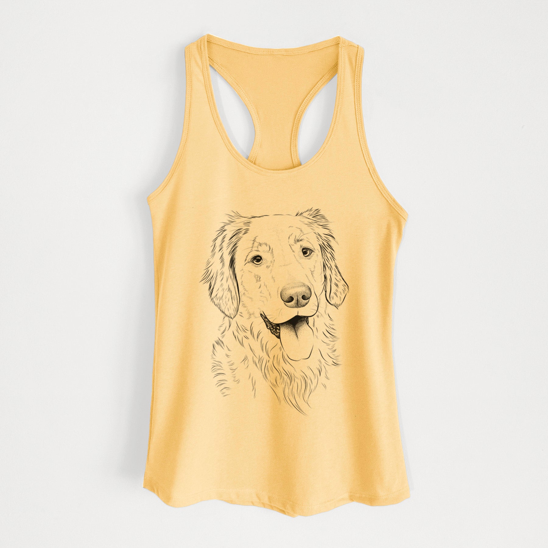 Semba the Golden Retriever - Women's Racerback Tanktop