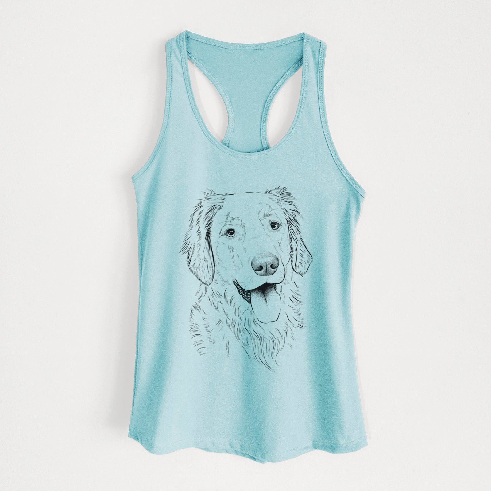 Semba the Golden Retriever - Women's Racerback Tanktop