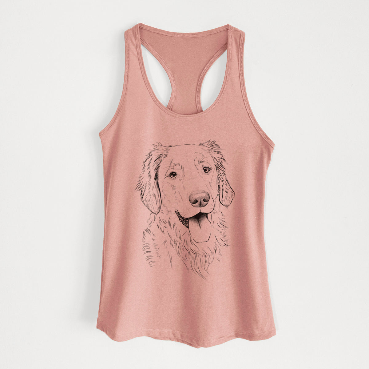 Semba the Golden Retriever - Women's Racerback Tanktop