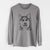 Bare Sesi the Siberian Husky - Men's Heavyweight 100% Cotton Long Sleeve