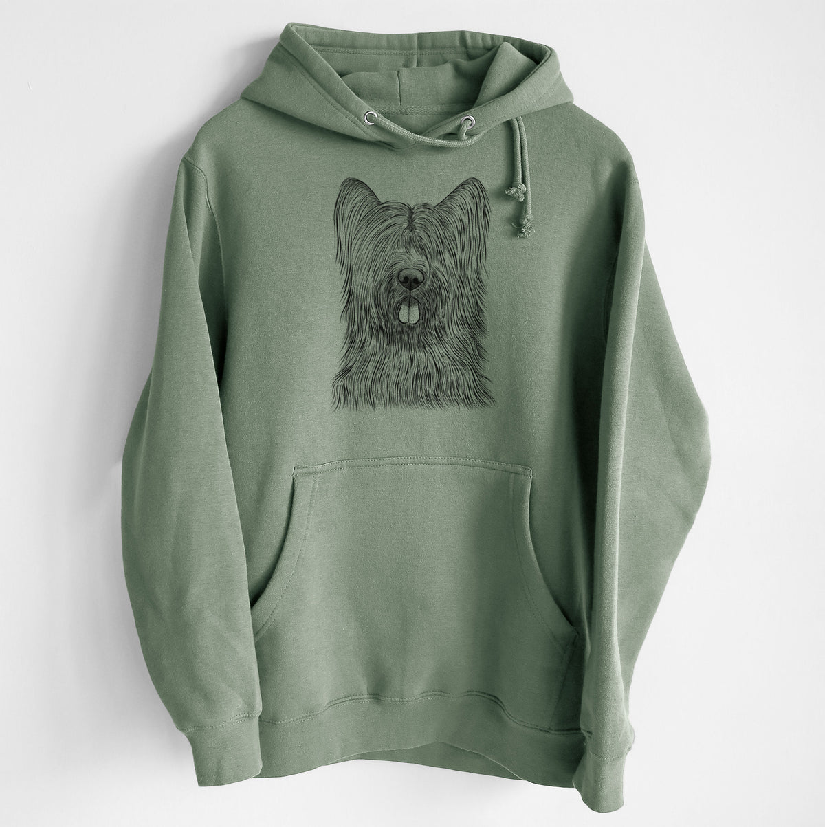 Shay the Briard- Heavyweight Fleece Hoodie