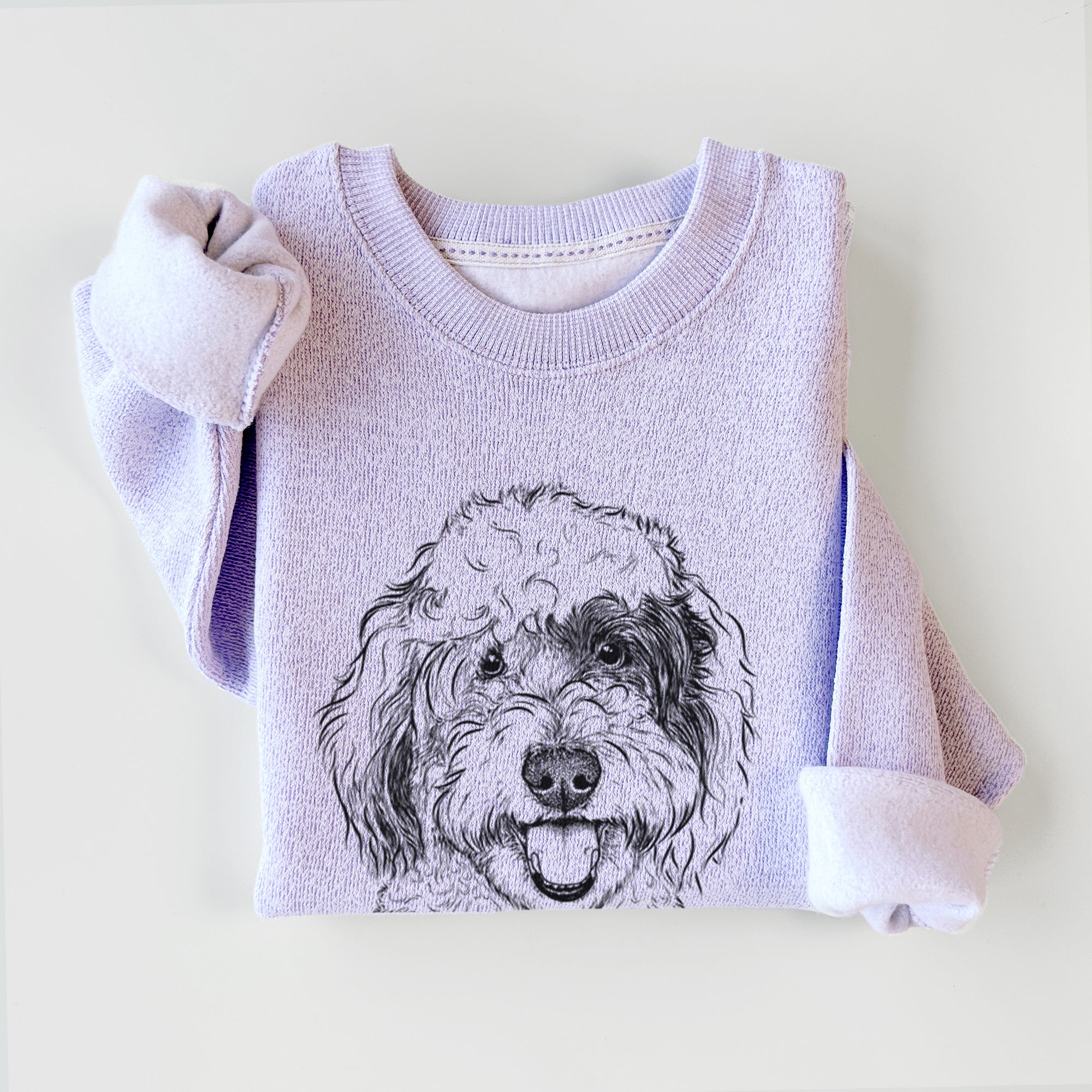 Sherlock the Sheepadoodle - Knit Sweatshirt