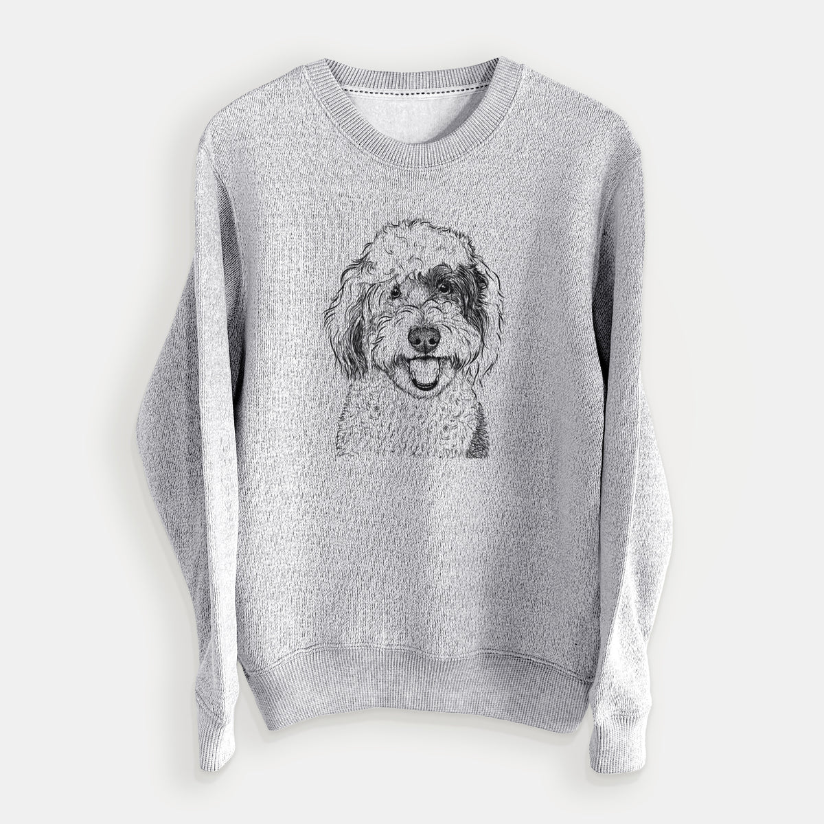 Sherlock the Sheepadoodle - Knit Sweatshirt