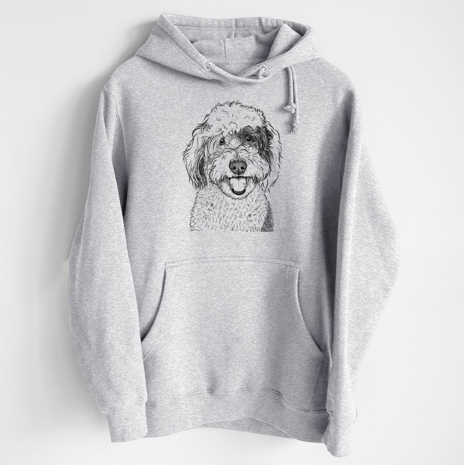 Sherlock the Sheepadoodle- Heavyweight Fleece Hoodie