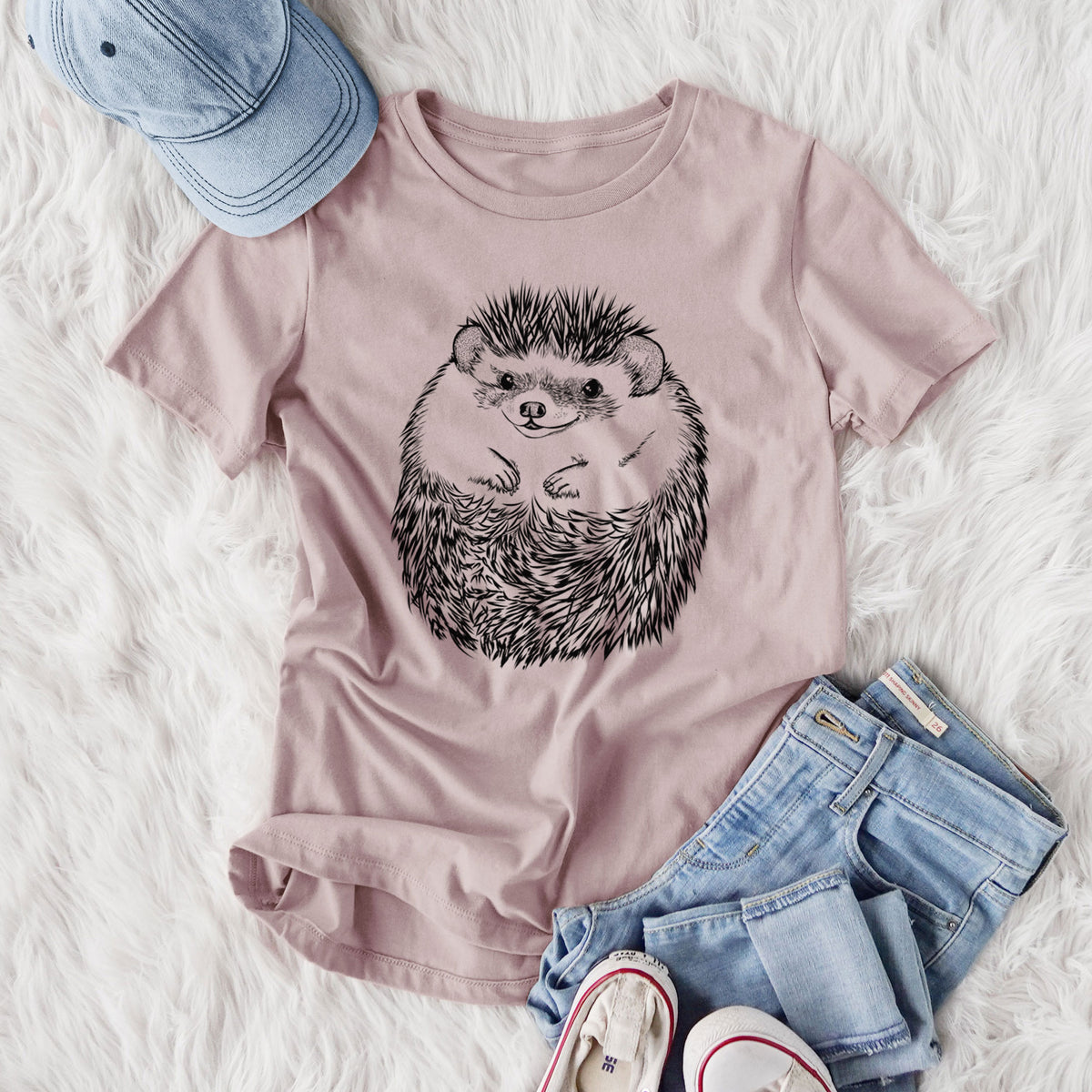 Bare Sid the Hedgehog - Women's Lightweight Relaxed Fit 100% Cotton Crewneck