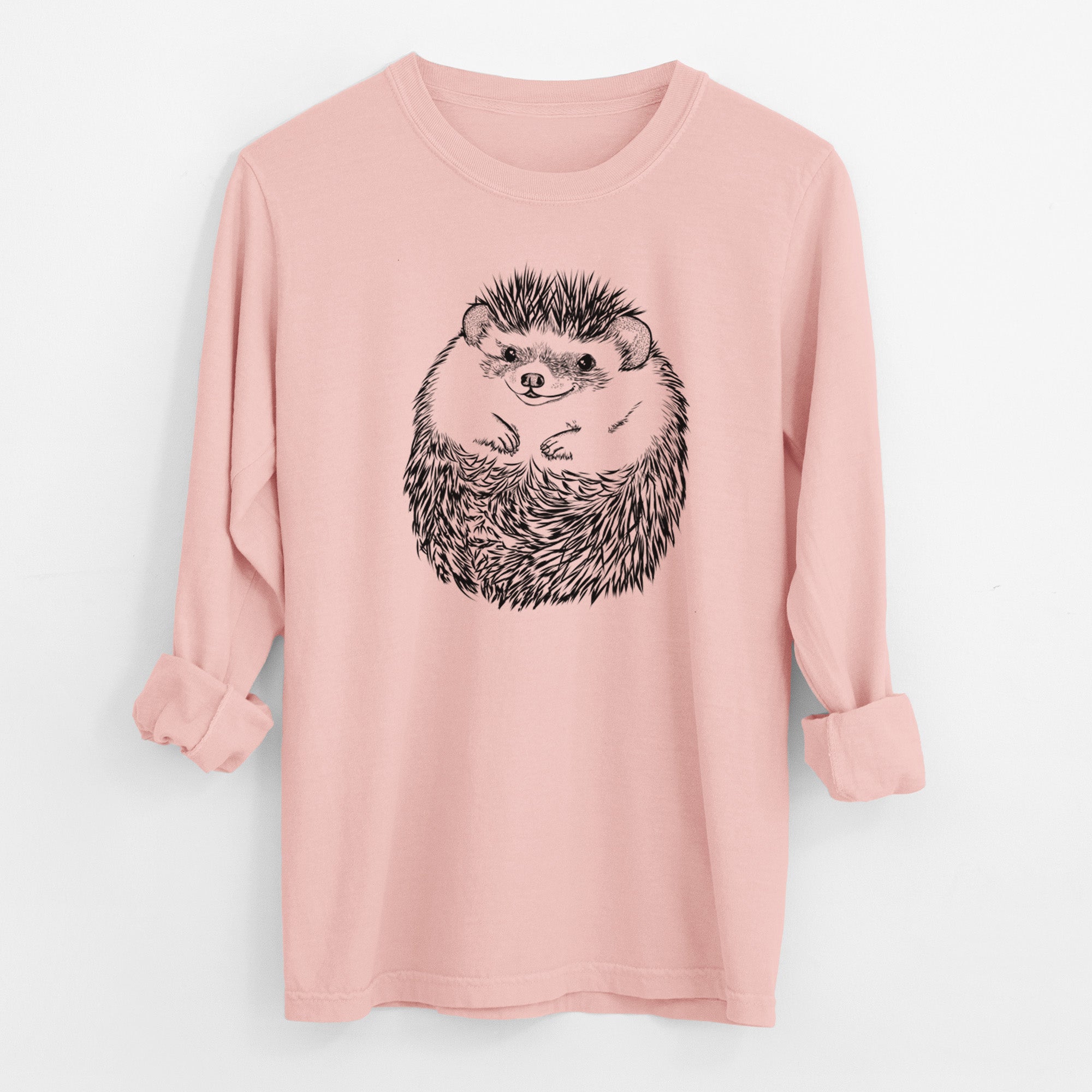 Bare Sid the Hedgehog - Men's Heavyweight 100% Cotton Long Sleeve