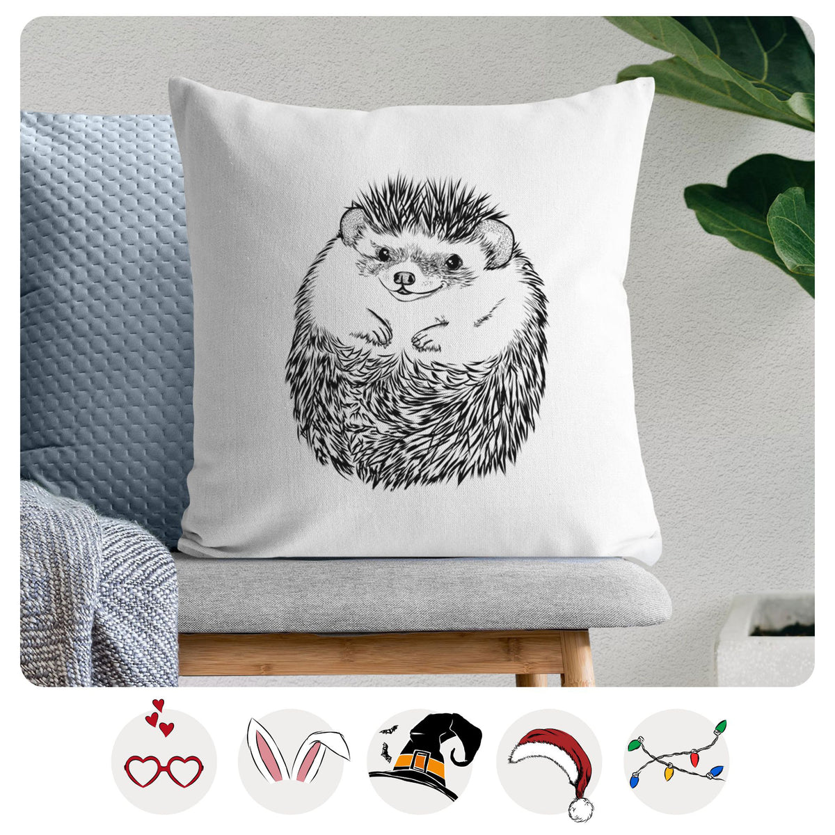 Sid the Hedgehog - Throw Pillow Cover