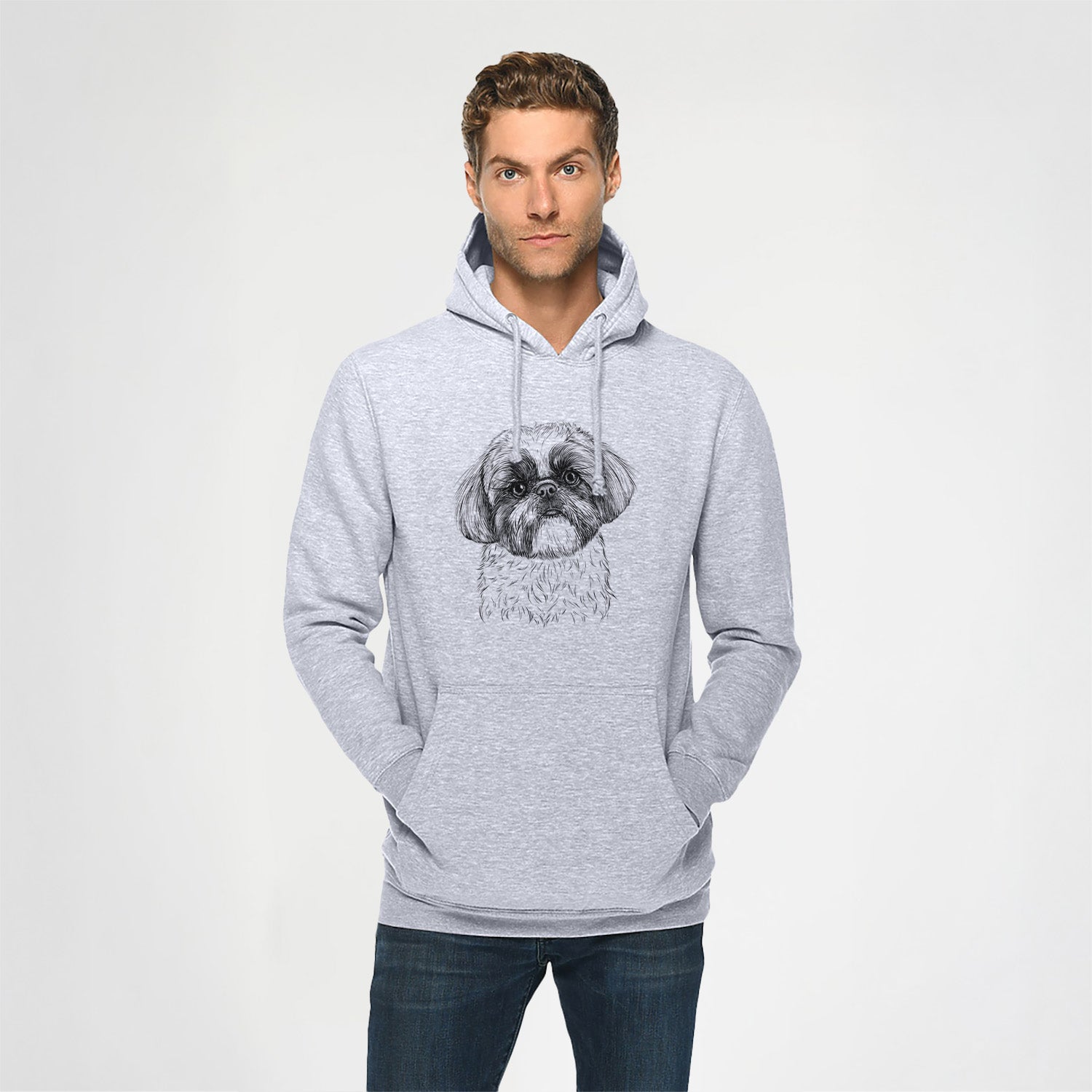 Simon the Shih Tzu- Heavyweight Fleece Hoodie