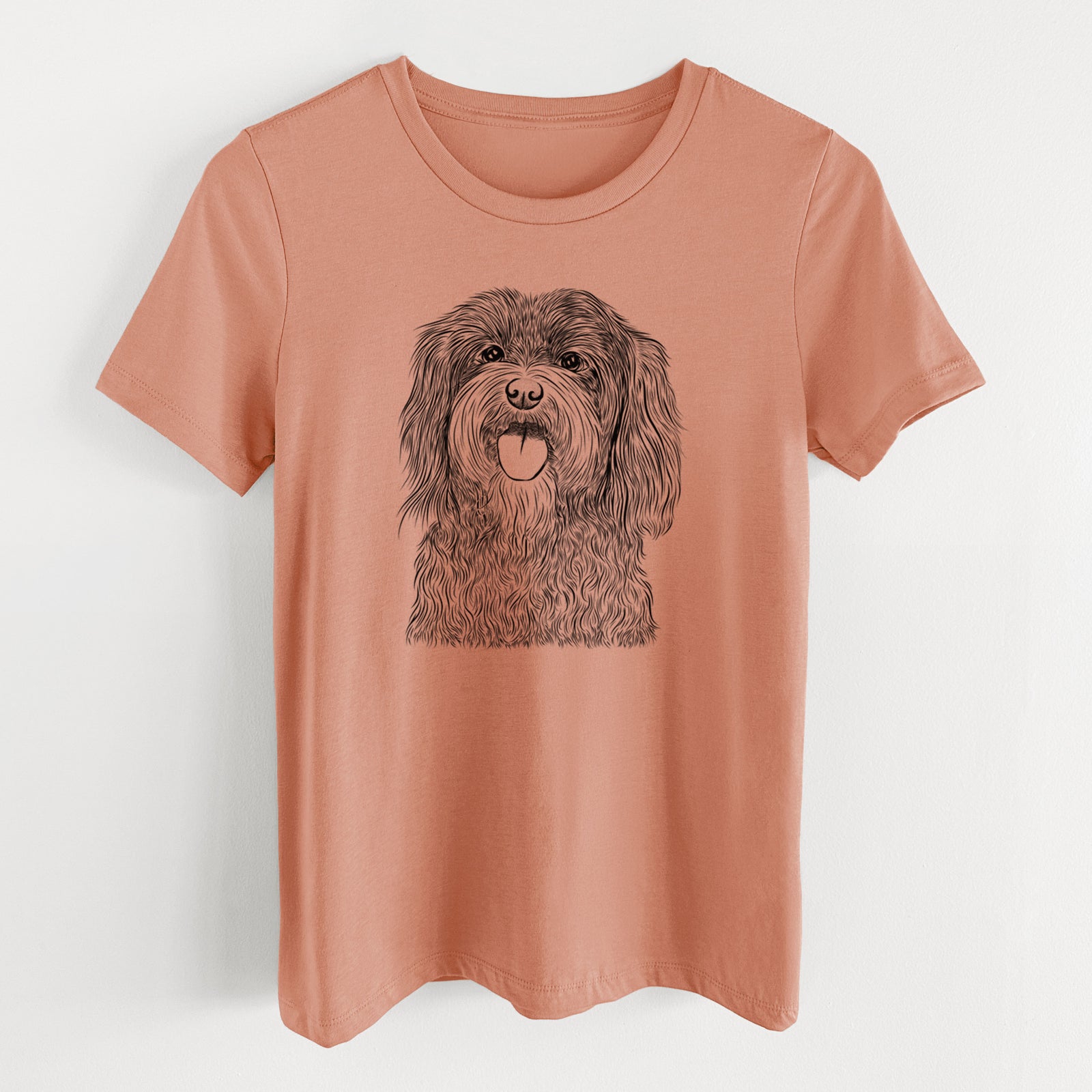 Bare Sophie the Havanese - Women's Lightweight Relaxed Fit 100% Cotton Crewneck