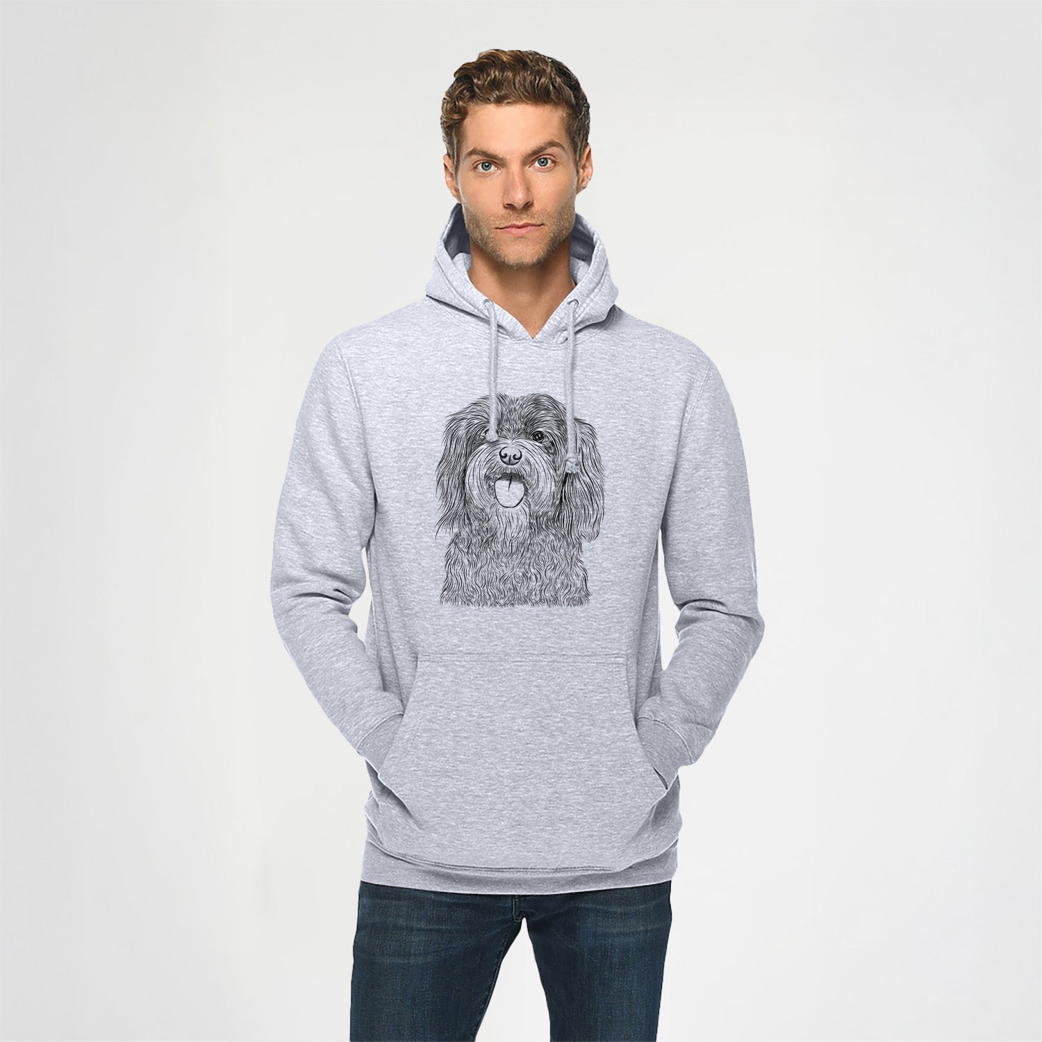 Sophie the Havanese- Heavyweight Fleece Hoodie
