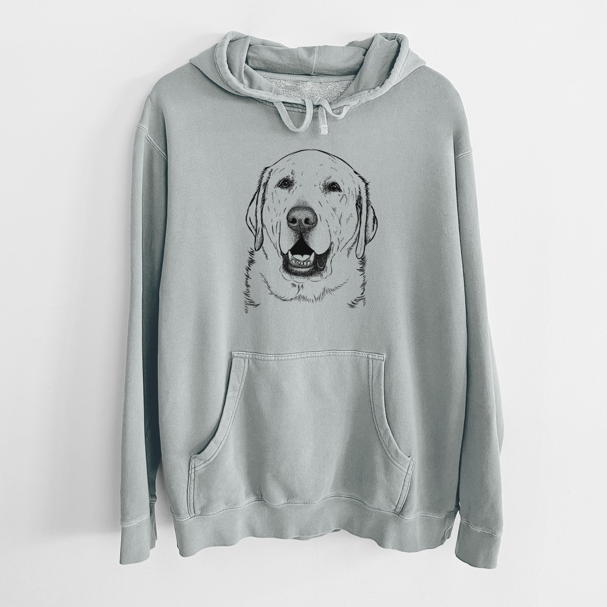 Bare Sparks the Labrador Retriever - Unisex Pigment Dyed Hoodie