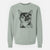 Bare Spooky Kitty the Tortoiseshell Cat - Unisex Pigment Dyed Crew Sweatshirt