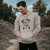 Bare Spot the Dalmatian - Unisex Pigment Dyed Hoodie