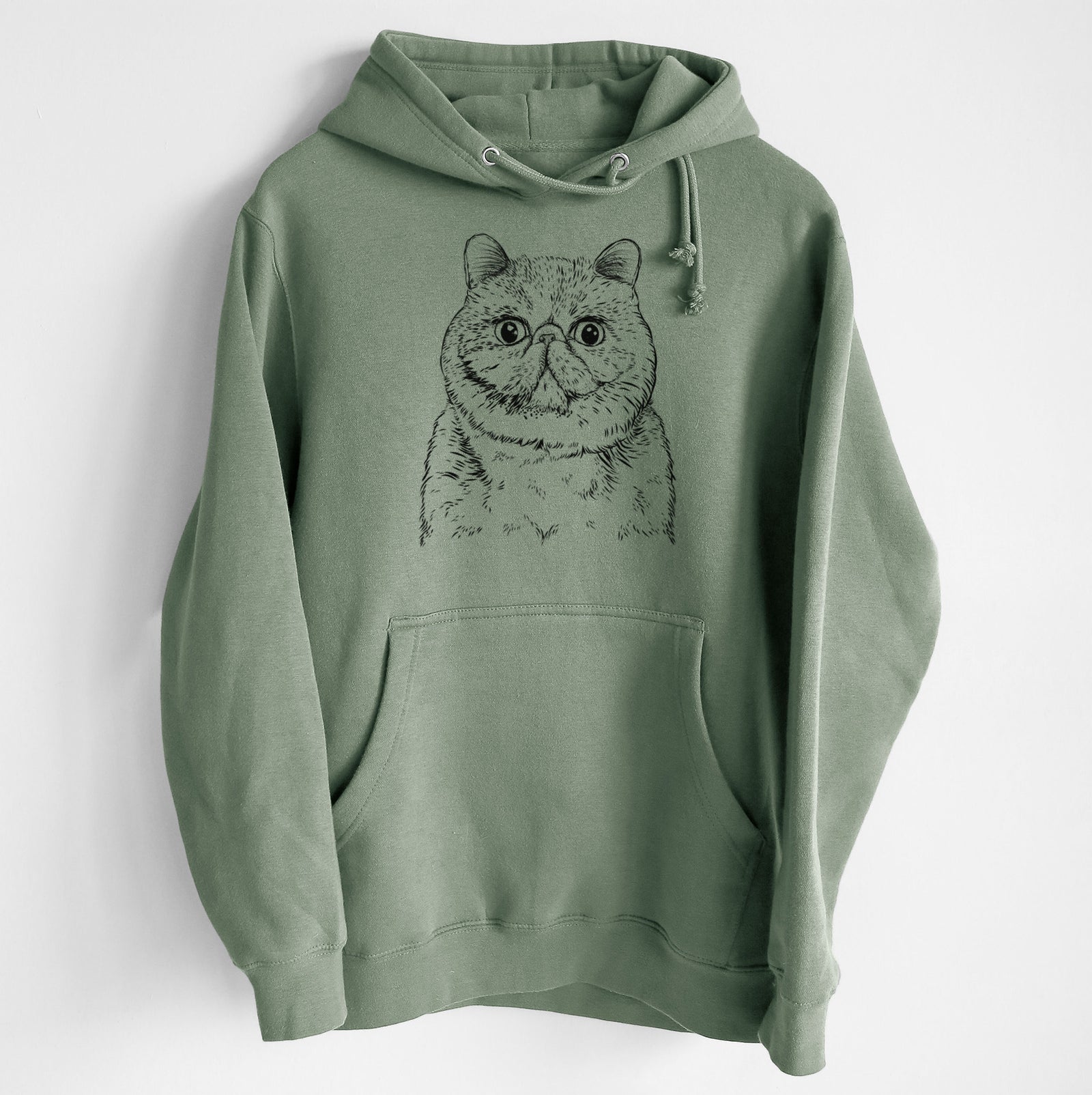 Squish the Exotic Shorthair Cat- Heavyweight Fleece Hoodie