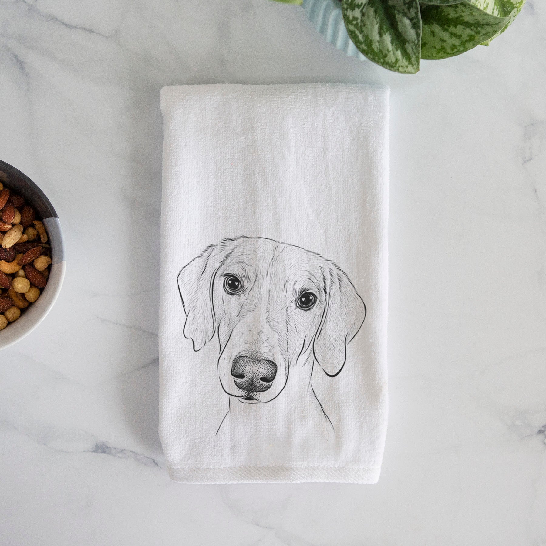 Stanley the Foxhound Decorative Hand Towel