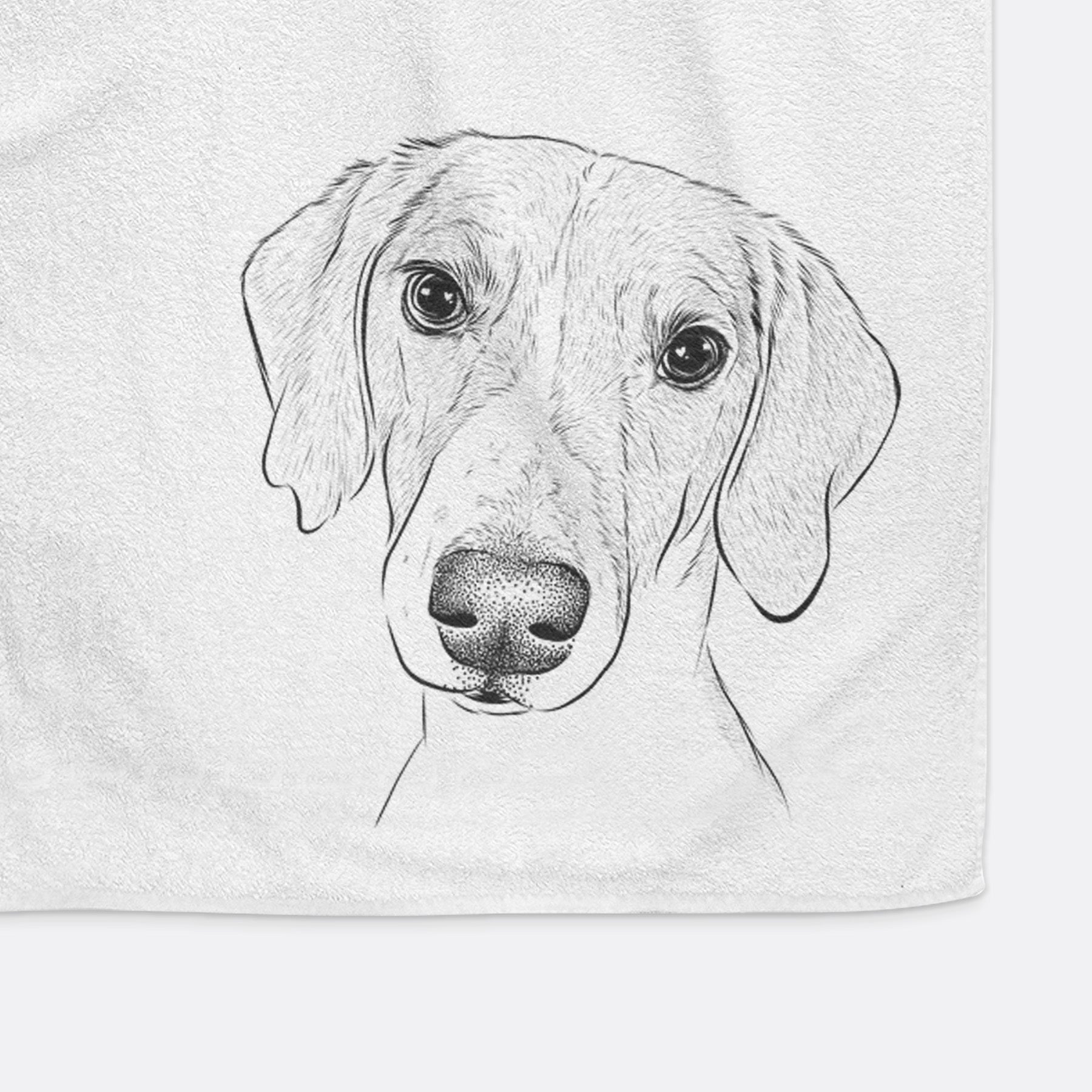 Stanley the Foxhound Decorative Hand Towel