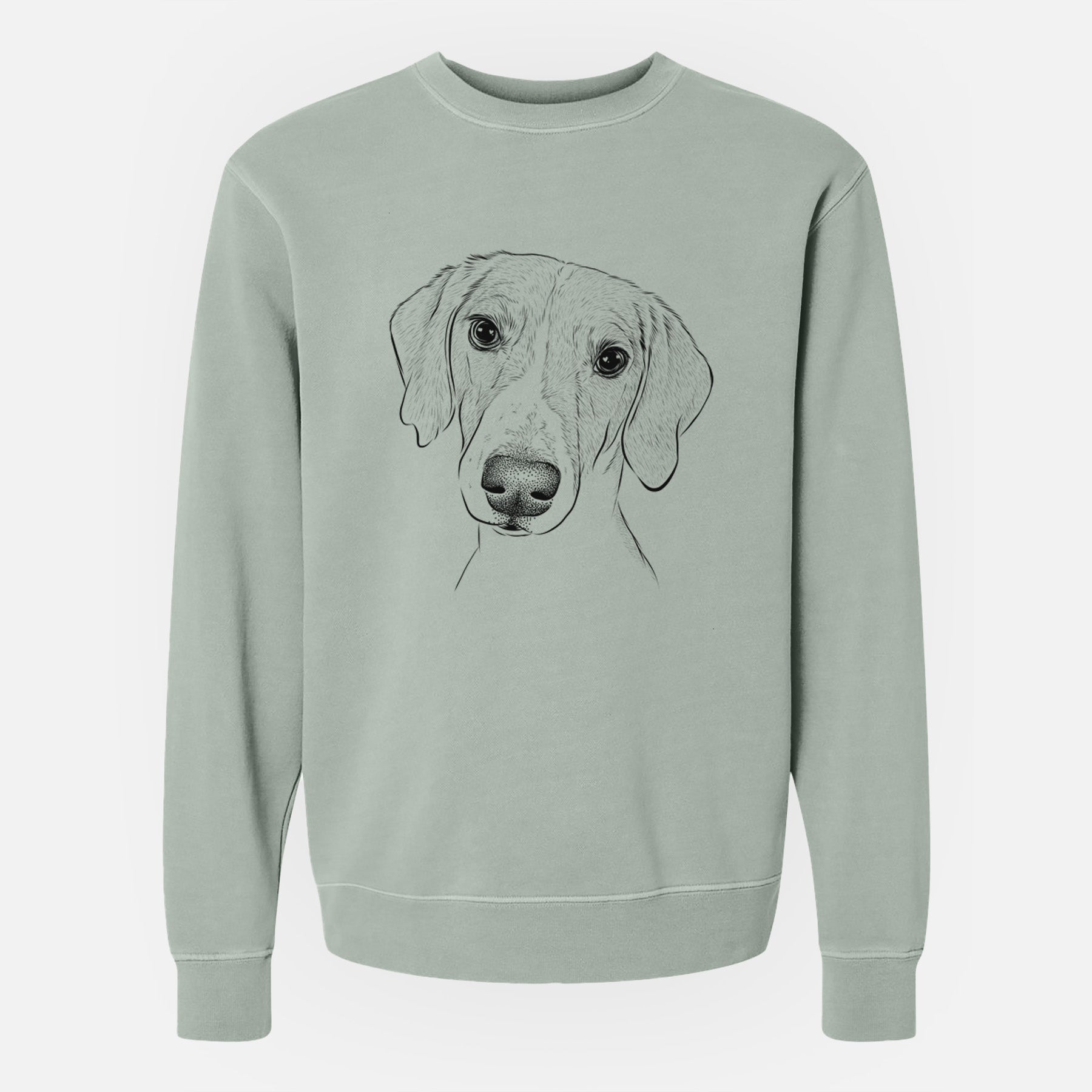 Bare Stanley the Foxhound - Unisex Pigment Dyed Crew Sweatshirt