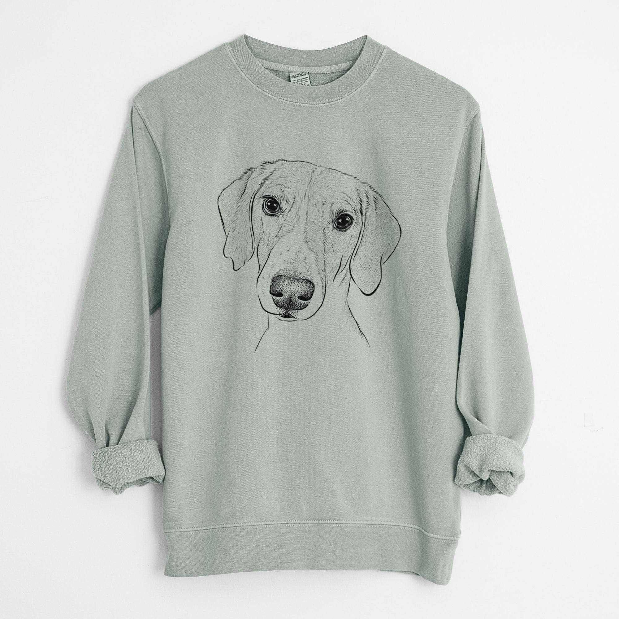 Bare Stanley the Foxhound - Unisex Pigment Dyed Crew Sweatshirt