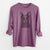 Bare Stanley the Russian Blue Cat - Men's Heavyweight 100% Cotton Long Sleeve