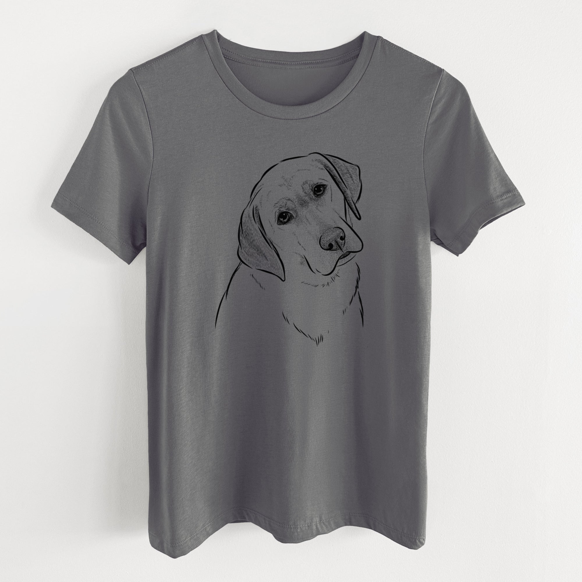 Bare Stella the Yellow Lab - Women's Lightweight Relaxed Fit 100% Cotton Crewneck