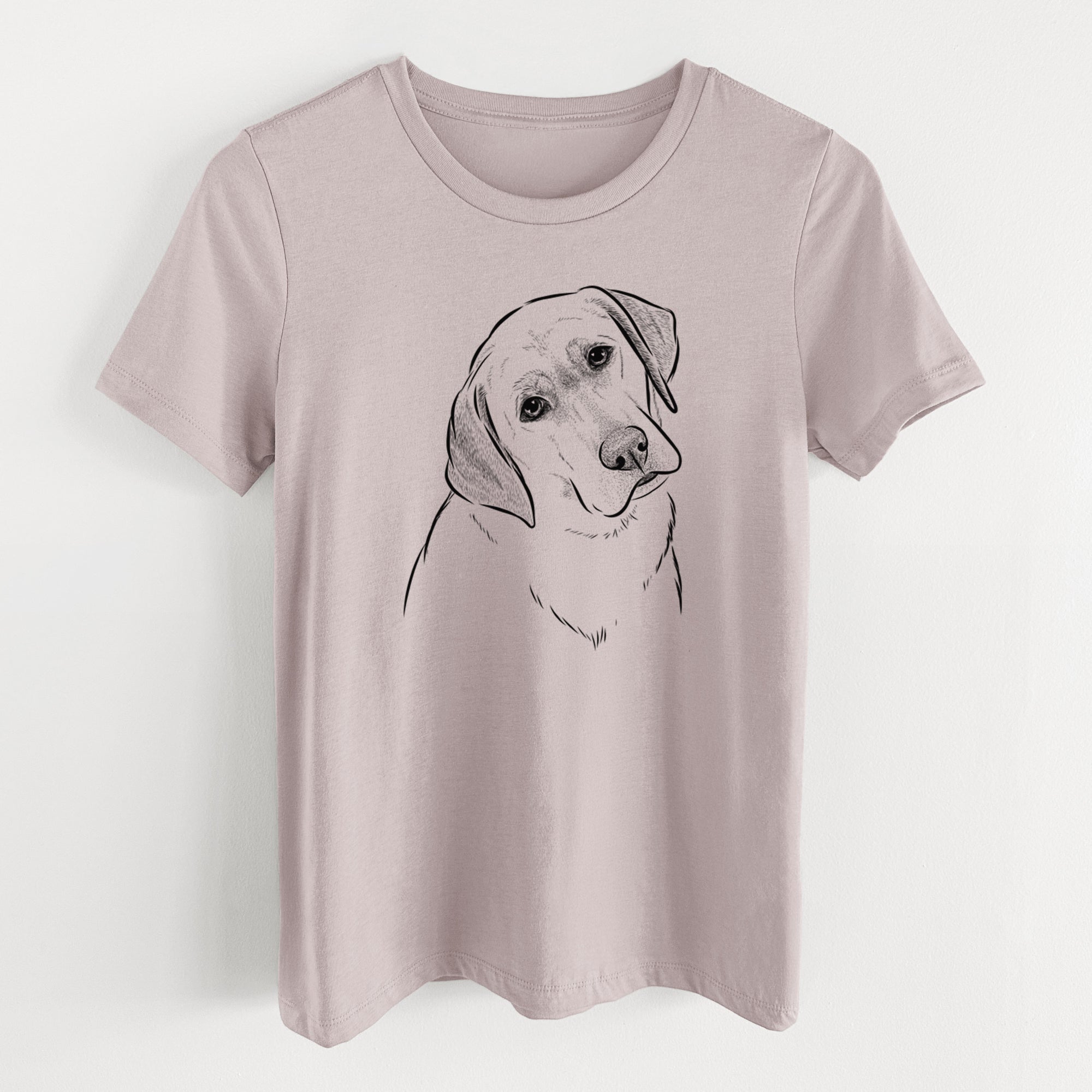 Bare Stella the Yellow Lab - Women's Lightweight Relaxed Fit 100% Cotton Crewneck
