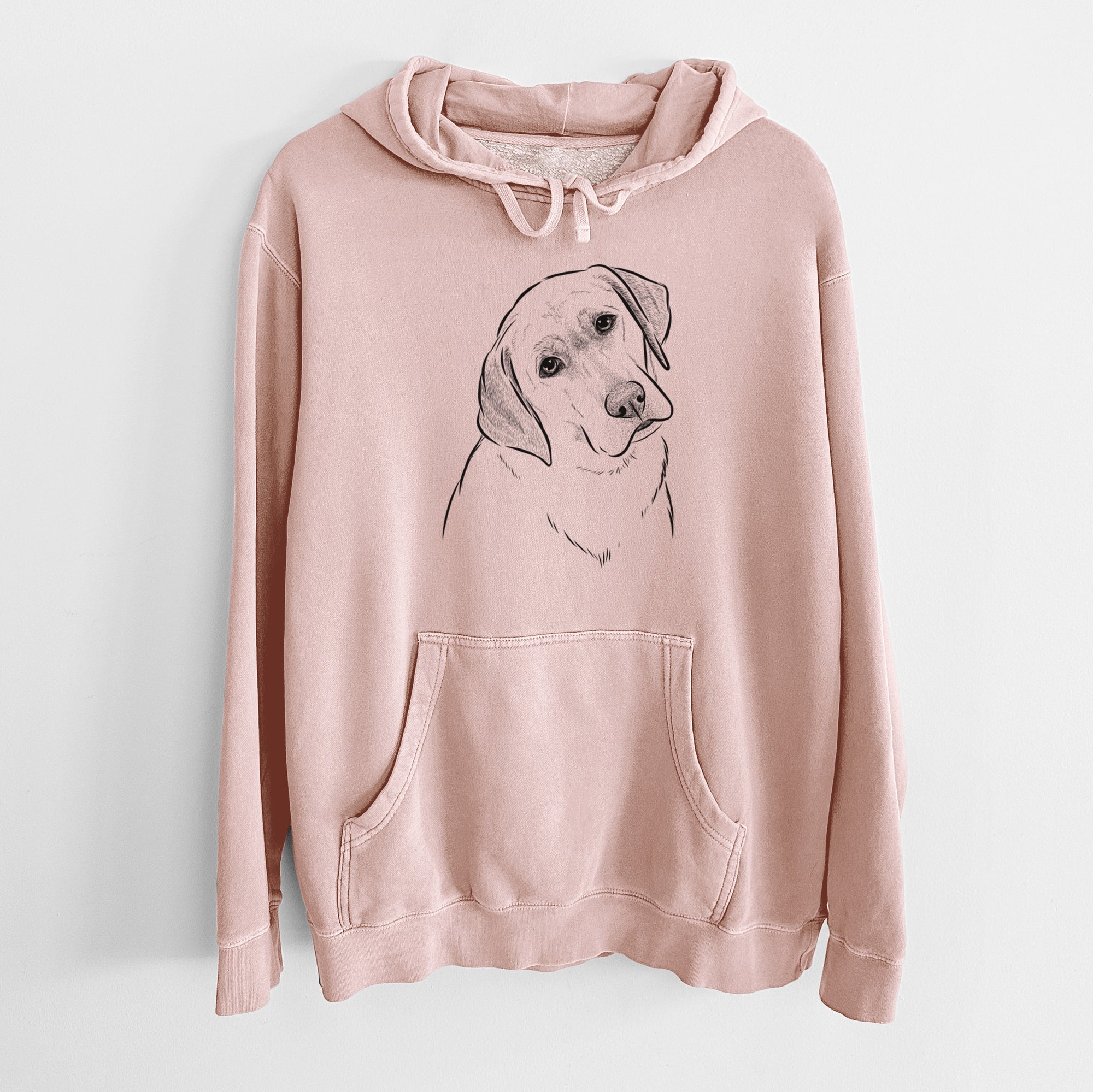 Bare Stella the Yellow Lab - Unisex Pigment Dyed Hoodie