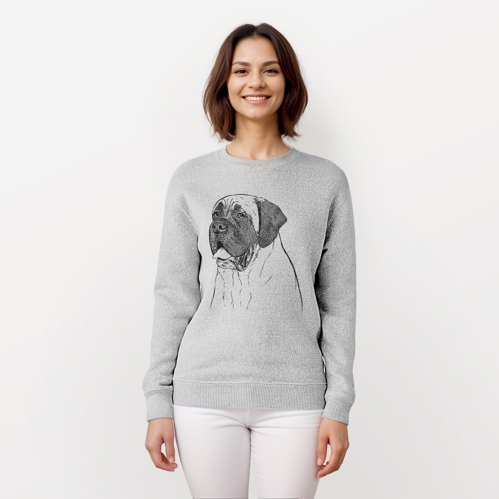 Sterling the English Mastiff - Knit Sweatshirt