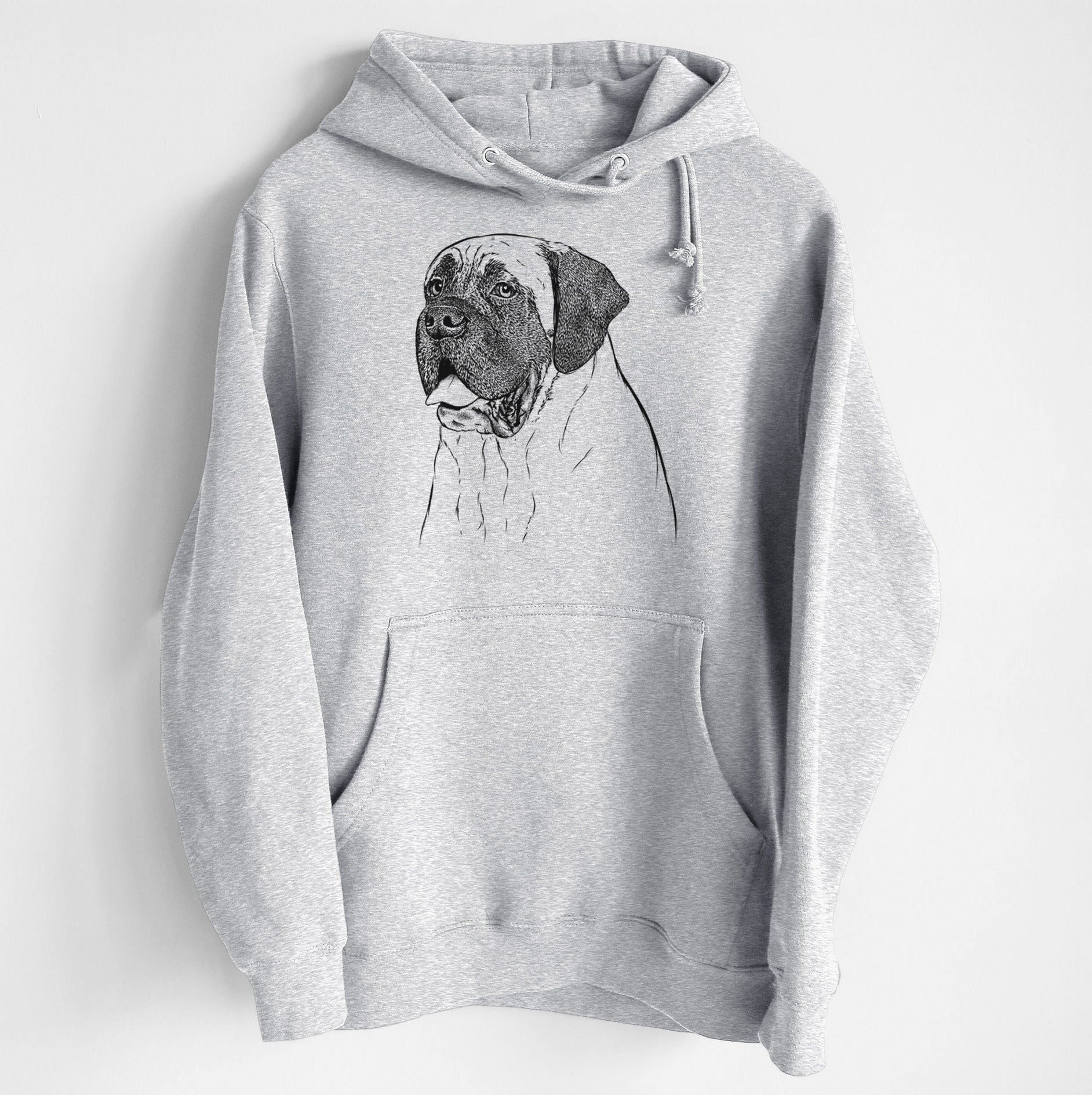 Sterling the English Mastiff- Heavyweight Fleece Hoodie