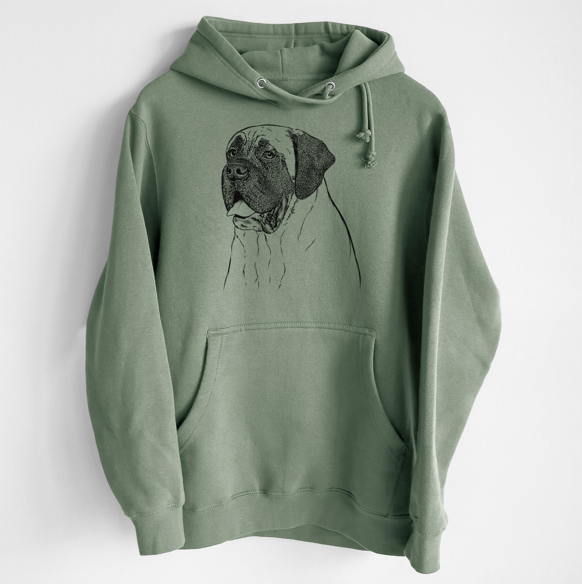 Sterling the English Mastiff- Heavyweight Fleece Hoodie
