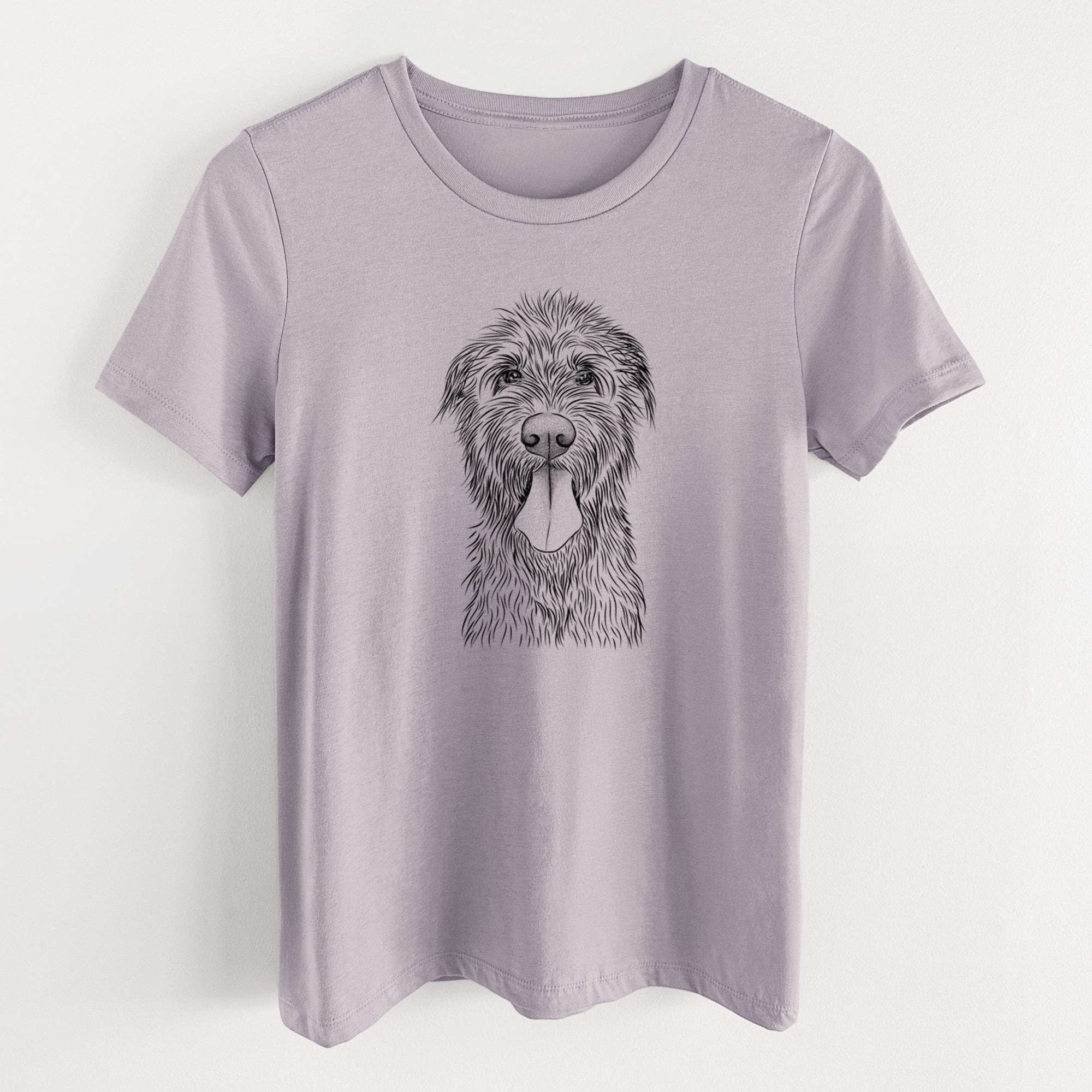 Bare Sullivan the Irish Wolfhound - Women's Lightweight Relaxed Fit 100% Cotton Crewneck