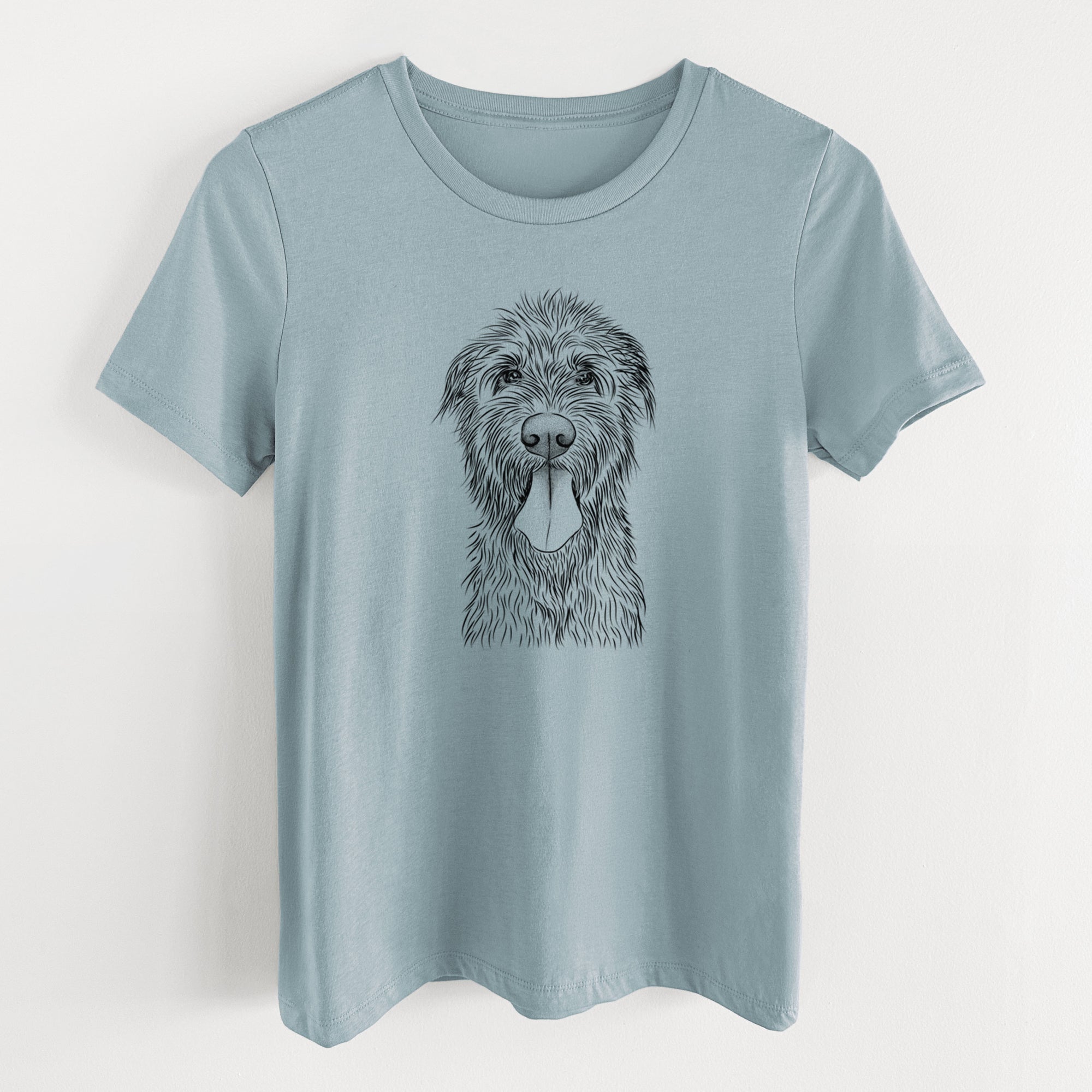 Bare Sullivan the Irish Wolfhound - Women's Lightweight Relaxed Fit 100% Cotton Crewneck