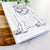 Tank the English Bulldog Tea Towel