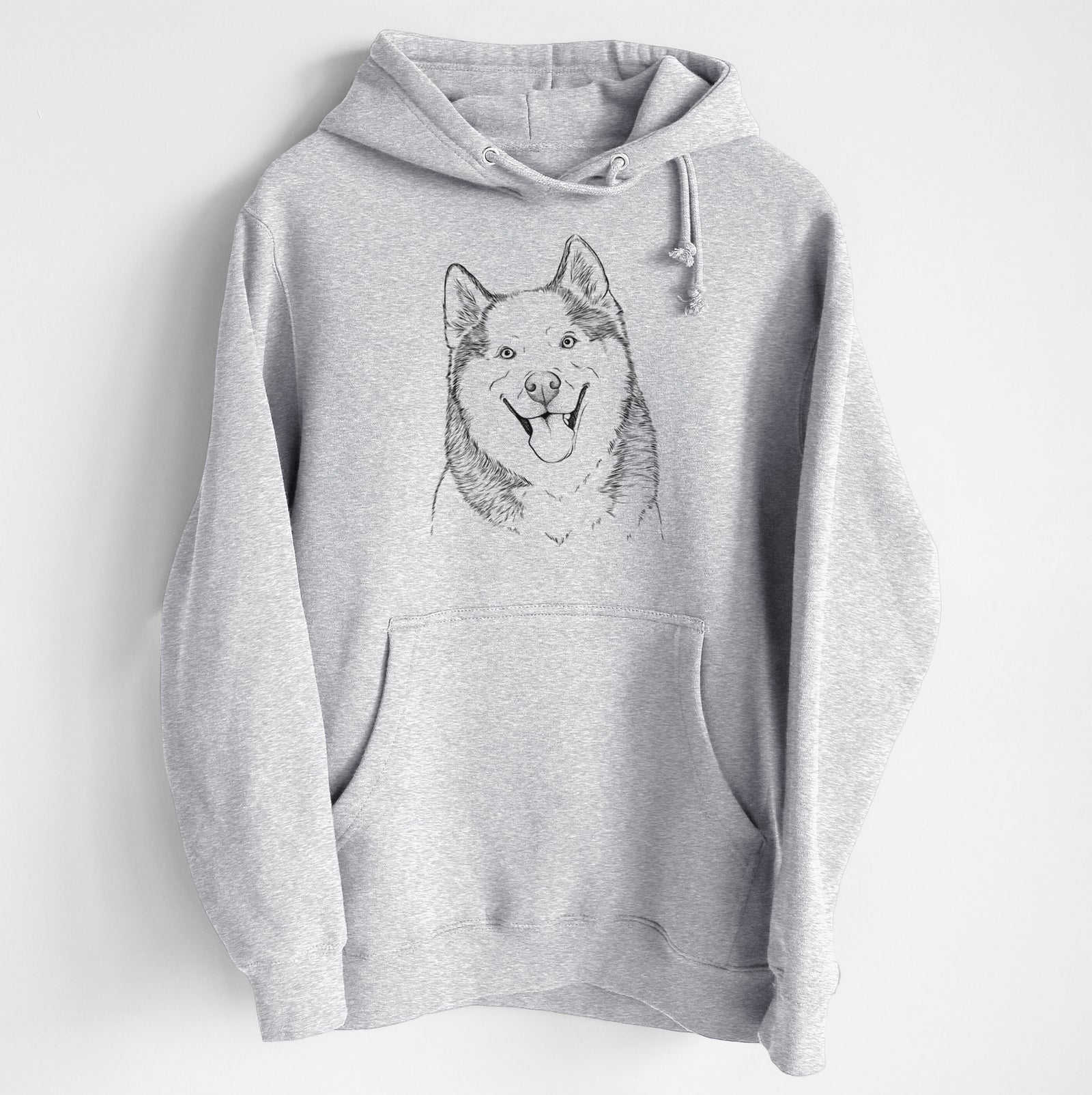 Teak the Siberian Husky- Heavyweight Fleece Hoodie